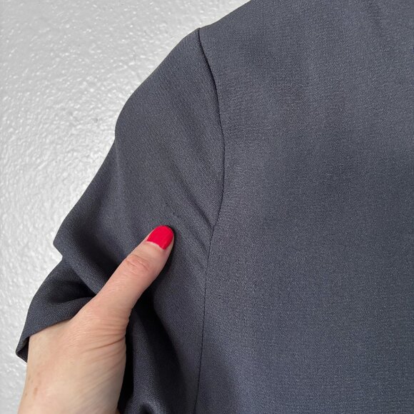 Anthropologie Bishop + Young Sasha Choker Mini Shift Dress Size XS LBD 90s - Picture 10 of 12